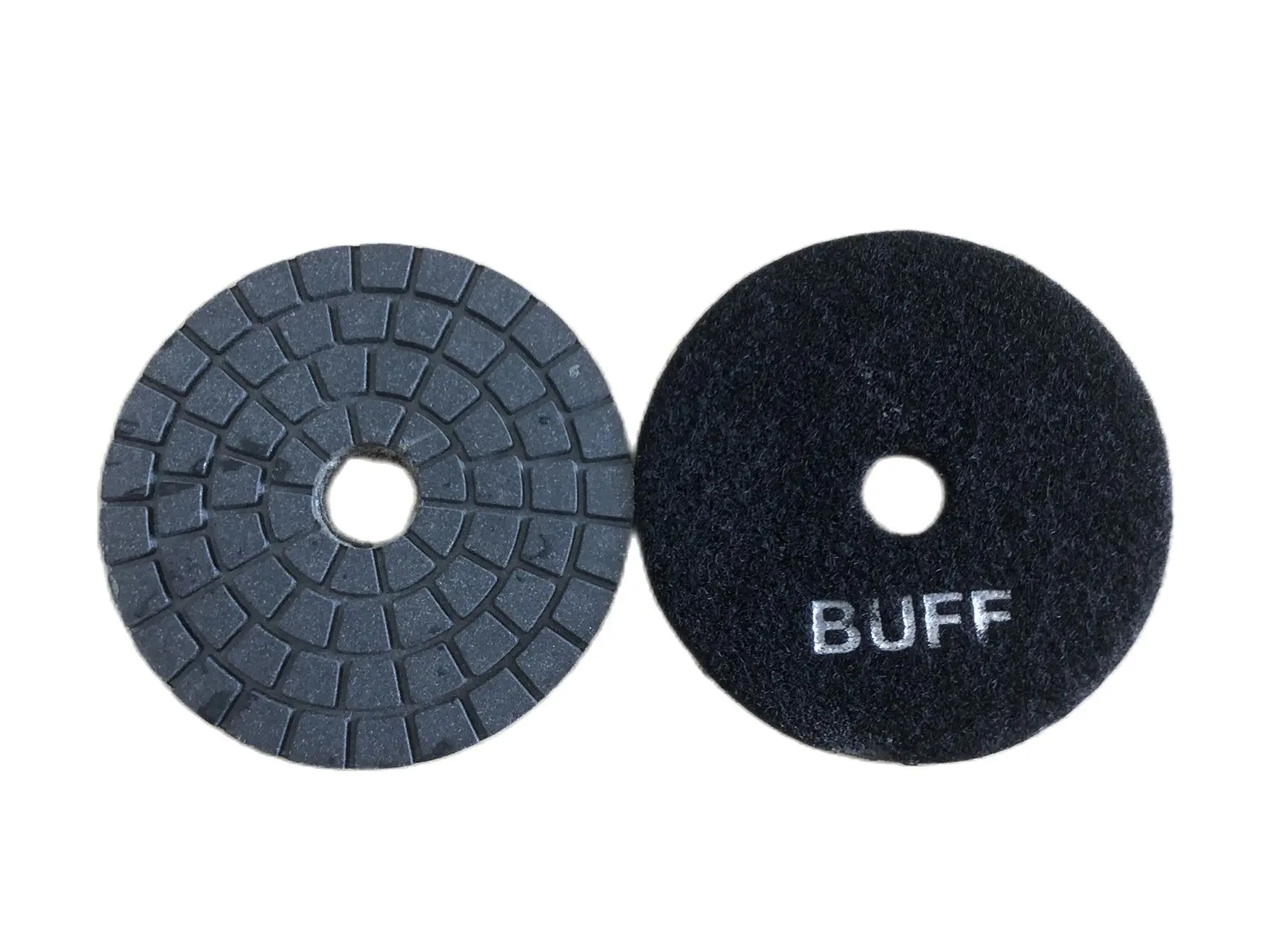 4 Inch 100mm Black Buff Wet Polishing Pad Disc Abrasive Tool Of Buffing Durable Pad With A Backer For Floor Stone Marble Granite