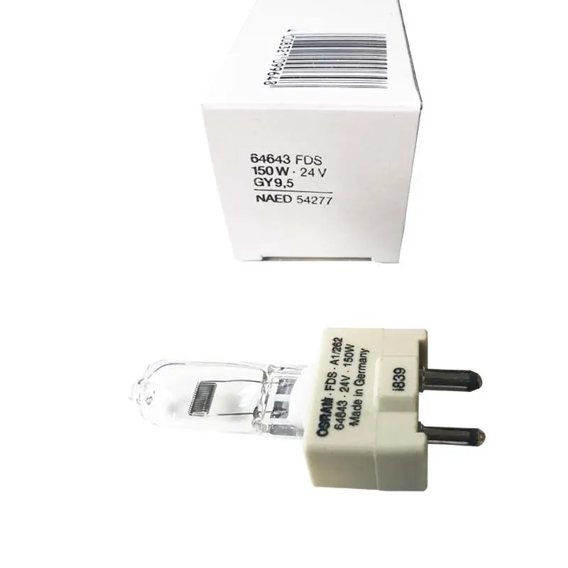 Osram 64643 24V150W halogen instrument bulb DZE/FDS dental curing machine bulb FDS A1/262