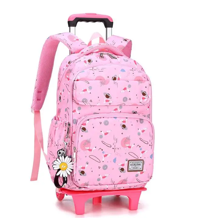 Wheeled Backpack for School Rolling backpack wheels for girls Children school trolley Bag kids travel trolley backpack on wheels