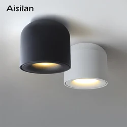 Oświetlenie sufitowe LED punktowe 7W 9W CREE COB Chip montowane na powierzchni lampa świecąca W dół do salonu sypialnia kuchnia łazienka korytarz