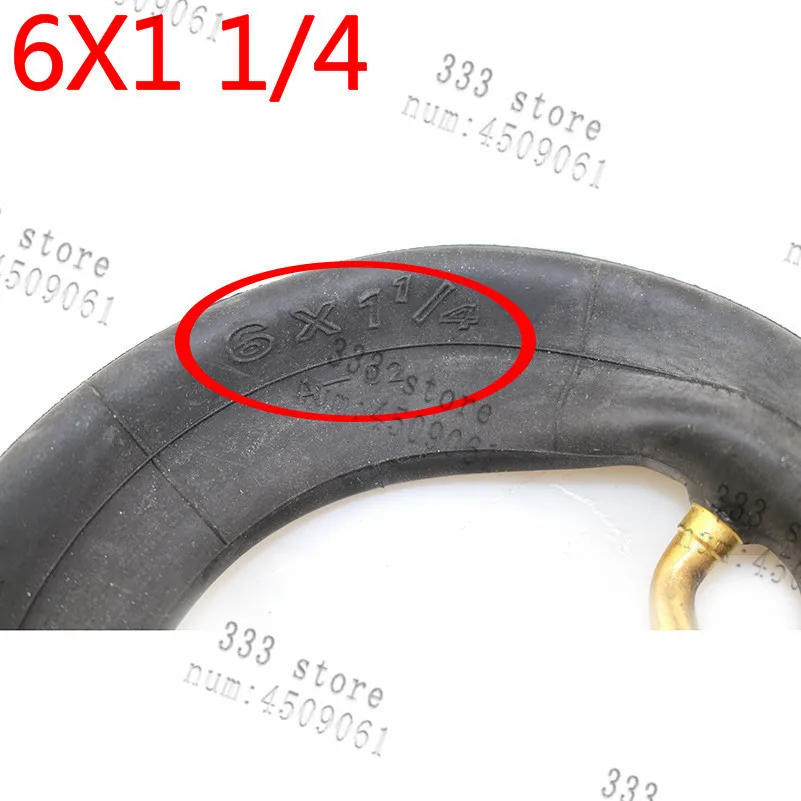 New 6 x 1 1/4 Inner Tube for Electric & gas Scooter 6x1.25 inner tube for Electric Scooter EasyRider FX1 FX2 Giggle Wheelchair