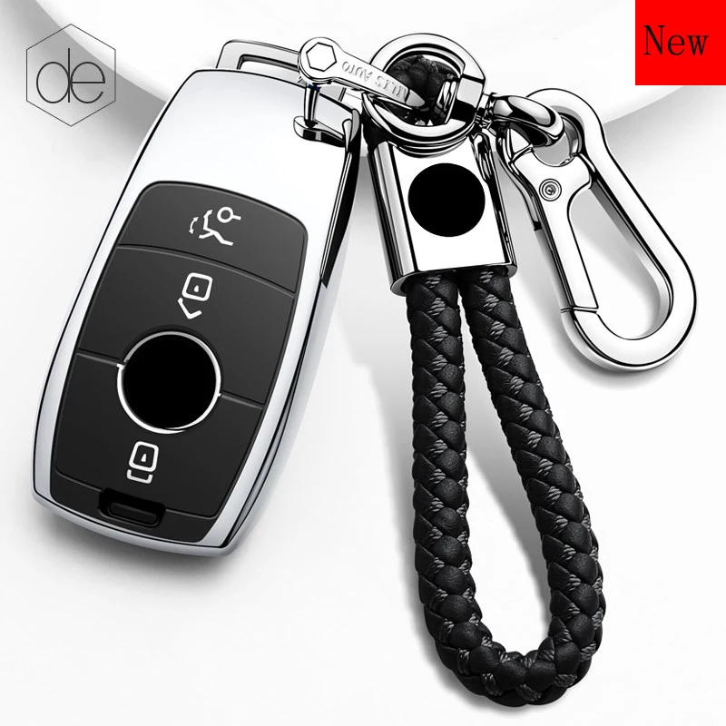 

TPU Soft Rubber Car Smart Key Case Cover for Mercedes-Benz C-Class E-Class GLC300L GLC260L E300l E260 E350 A200 Car Accessories