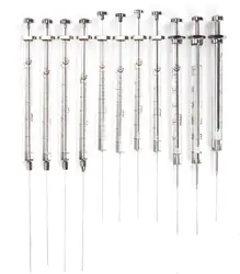 1/5/10/50/250/500/1000l Microlitre Glass Syringe Gas Chromatographic Injector Cone Tip