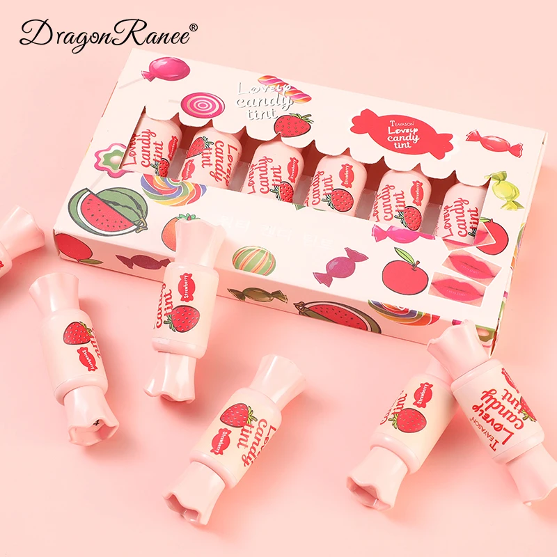 

6 Colors/set Lip Glaze Combination Candy Lip Gloss Set Hydrating Sexy Liquid Lipstick Korean Women's Lip Makeup Cosmetics Kit