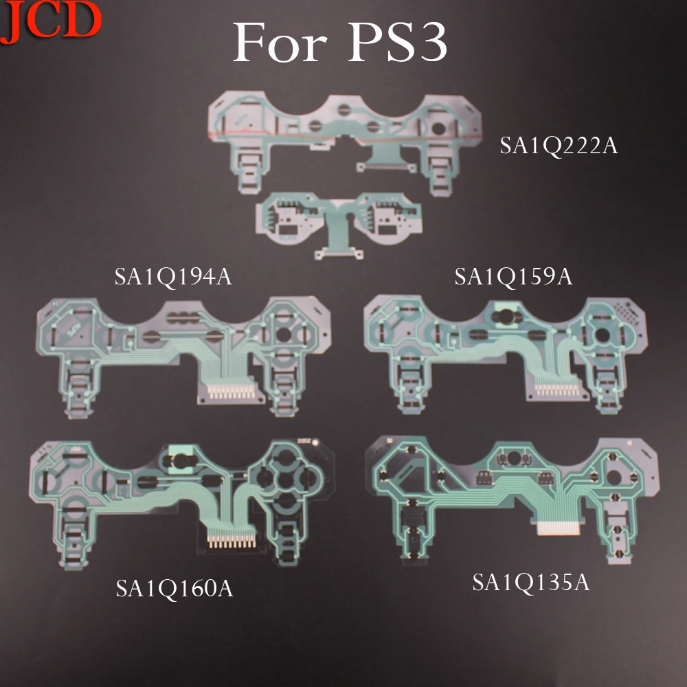 JCD 1 pz pulsanti nastro circuito per PS2 PS3PS4 Pro Slim PS5 JDM 030 040 Controller pellicola conduttiva tastiera cavo flessibile