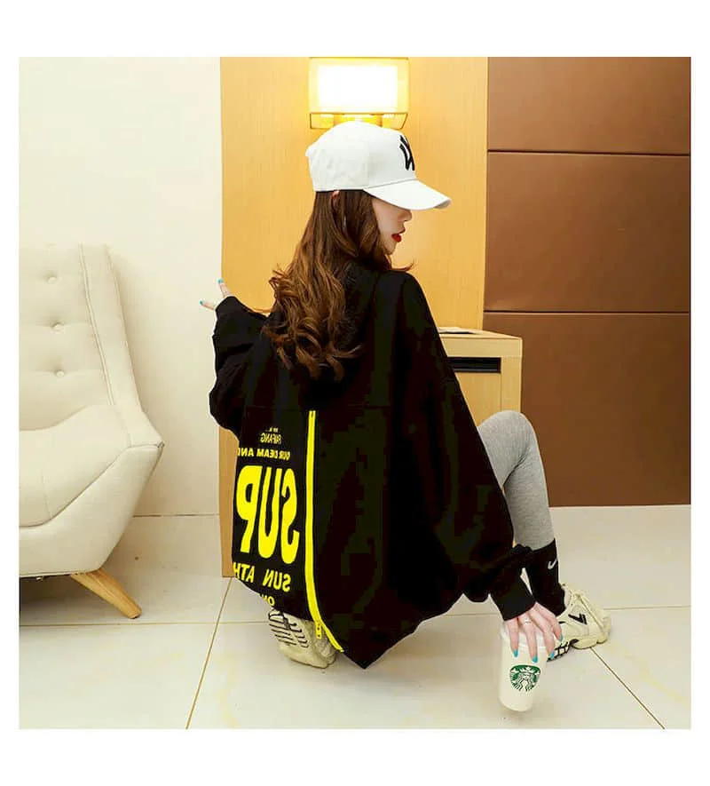 Felpa Con Cappuccio Oversize Donna In Pile - Felpa Larga Autunno Inverno 2025, Vestibilità Comoda E Calda