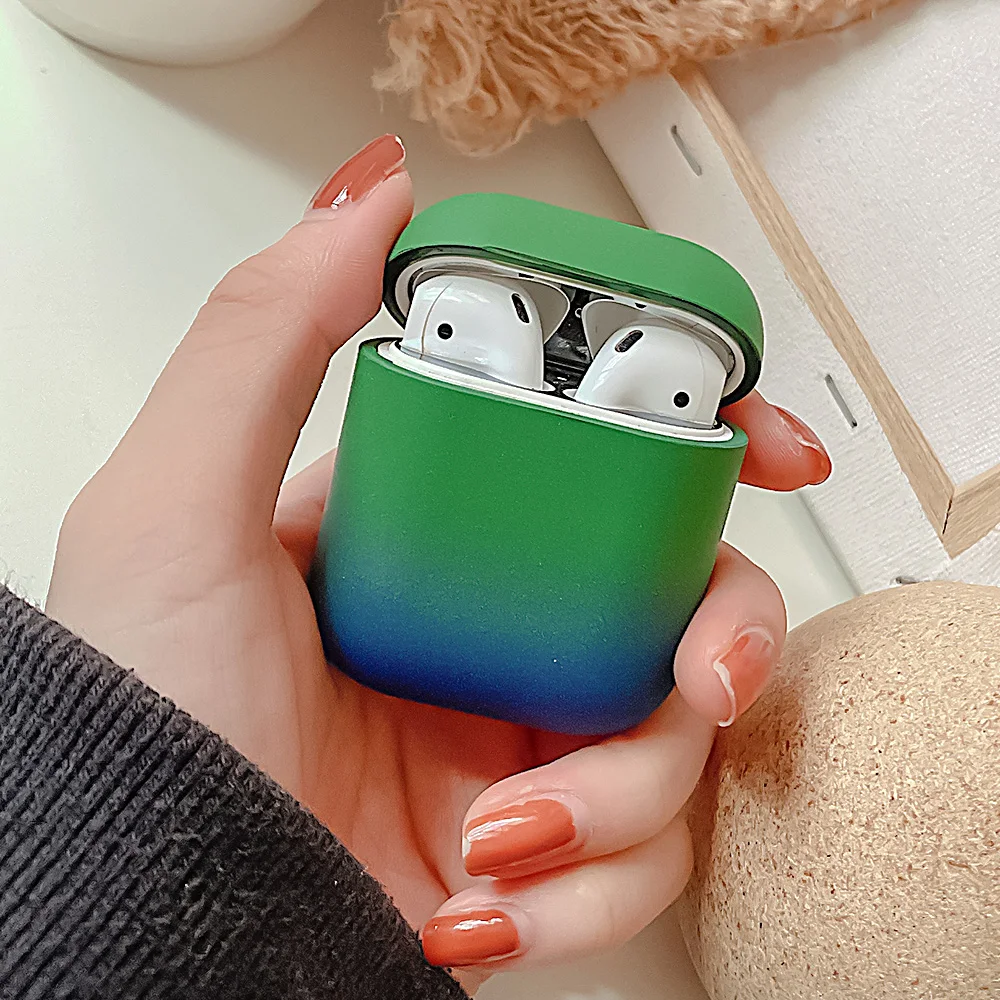 Funda para Apple AirPods Pro mate gradiente lindo Color caramelo cubierta de auriculares para AirPods Pro protección de lujo accesorios de PC duro