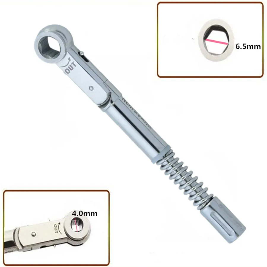 Llave dinamométrica de acero inoxidable para implantes dentales, herramienta de alta calidad alemana, 10,5 MM , 10-50 NCM, de alta calidad con