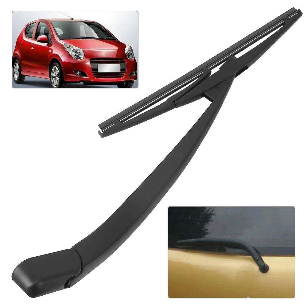 2Pcs Windshield Rear Window Blade Set for Suzuki Alto 2009 - 2014 Rear Wiper Blade and Arm Set Kit Car Wiper Blades