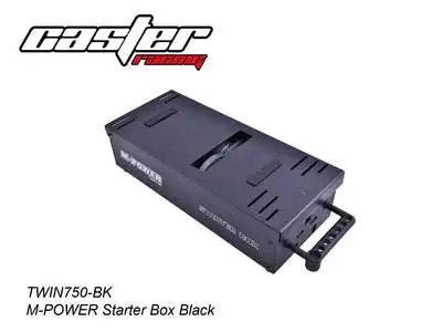 CNC Alloy Frame TWIN750-BK M-POWER Starter Box for 1/8 Nirto RC Truggies GT