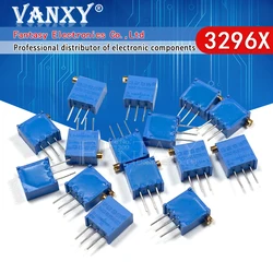 10pcs 3296 3296X series resistanceohm Trimpot Trimmer Potentiometer 1K 2K 5K 10K 20K 50K 100K 200K 500K 1M ohm 100R 200R 500R