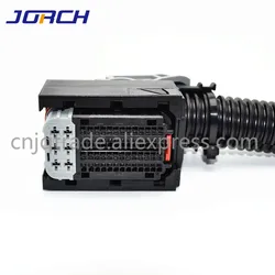 1set 58Pin Way 15494596 Delphi ECU Connector Auto PC Board Socket With Full Pin Wiring Harness Pigtail for DCM3.2