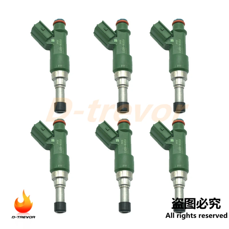 6PCS OEM 23250-0C050 23209-0C050 Fuel Injector nozzle For Toyota Hilux Vigo 2TR