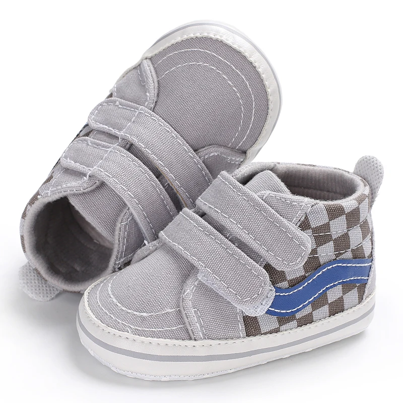 2025 neue Baby Leinwand Turnschuhe Anti-slip Weiche Plaid Baby Junge Mädchen Schuhe Neugeborene Erste Wanderer Infant Baby unisex Casual Schuhe – Detail 31