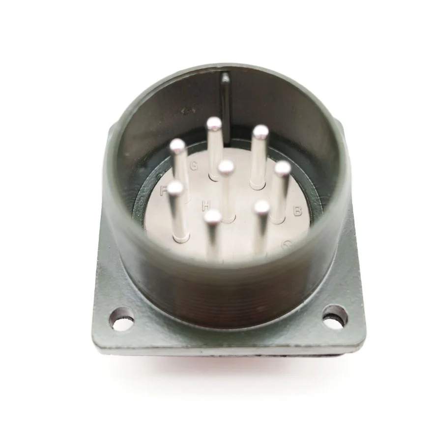 MS3108B 22-23S MS5015 Series 8P US ทหารมาตรฐานการบินปลั๊กมุม MR-PWCNS1สำหรับ J2S Servo motor22-23