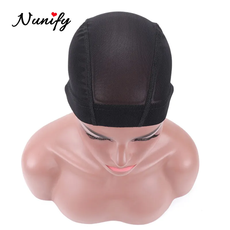Nunify 1PCS S M L Wholesale Spandex Dome Cap For Bonnet Perruque Black Hairnet Dome Cap Swimming Wig Accessories Wholesale