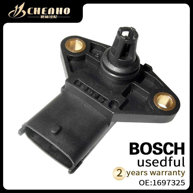 CHENHO BRAND NEW 0281002655 Intake Air Manifold Pressure Map Sensor For Man TGA TGL TGX TGS TGM  1697325 51 27421 0216  51 27421