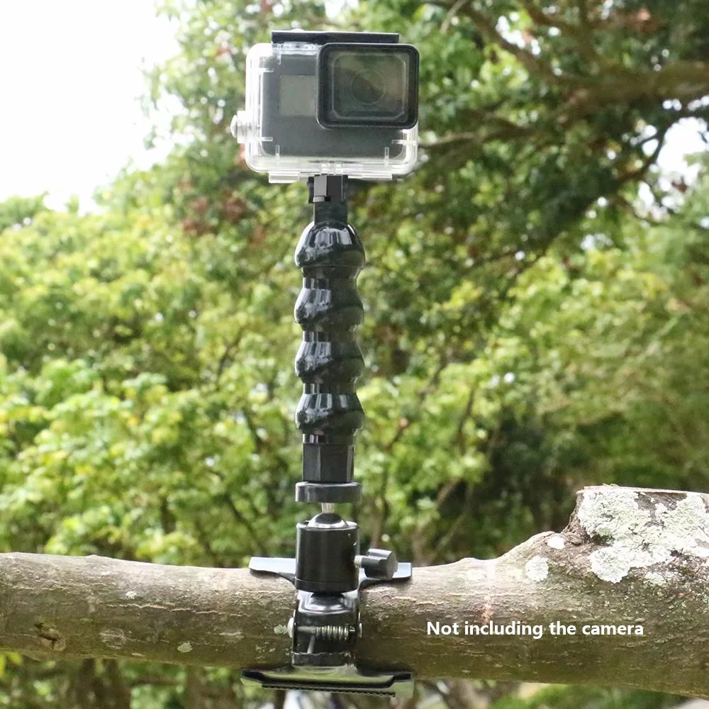 New Flexible Octopus Monopod Selfie Stick with Clamp Tripod Mount Holder for Gopro Hero SJCAM Yi Action Cameras Mobile Phones