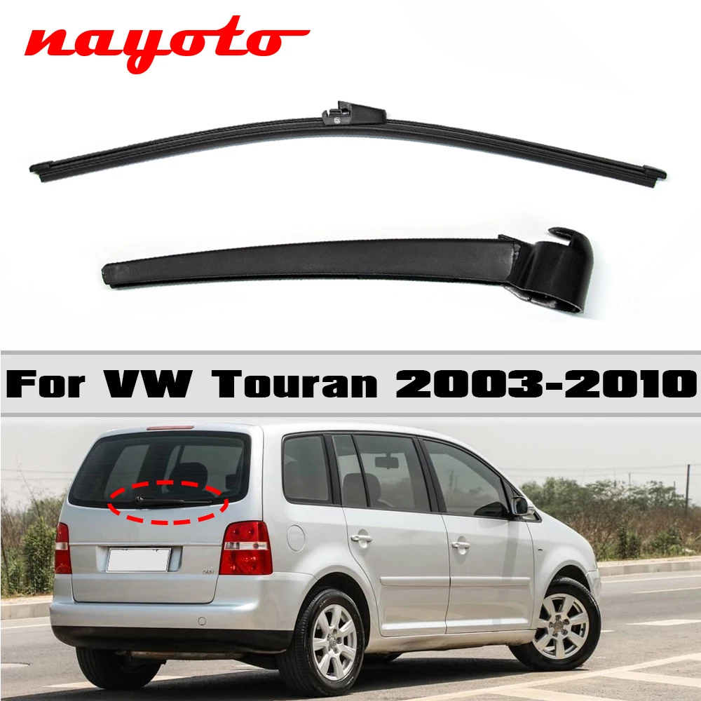 16inch Car Rear Window Windscreen Wiper Rain Arm Blade Set Kit For Volkswagen VW Touran 2003 2004 2005 2006 2007 2008 2009 2010