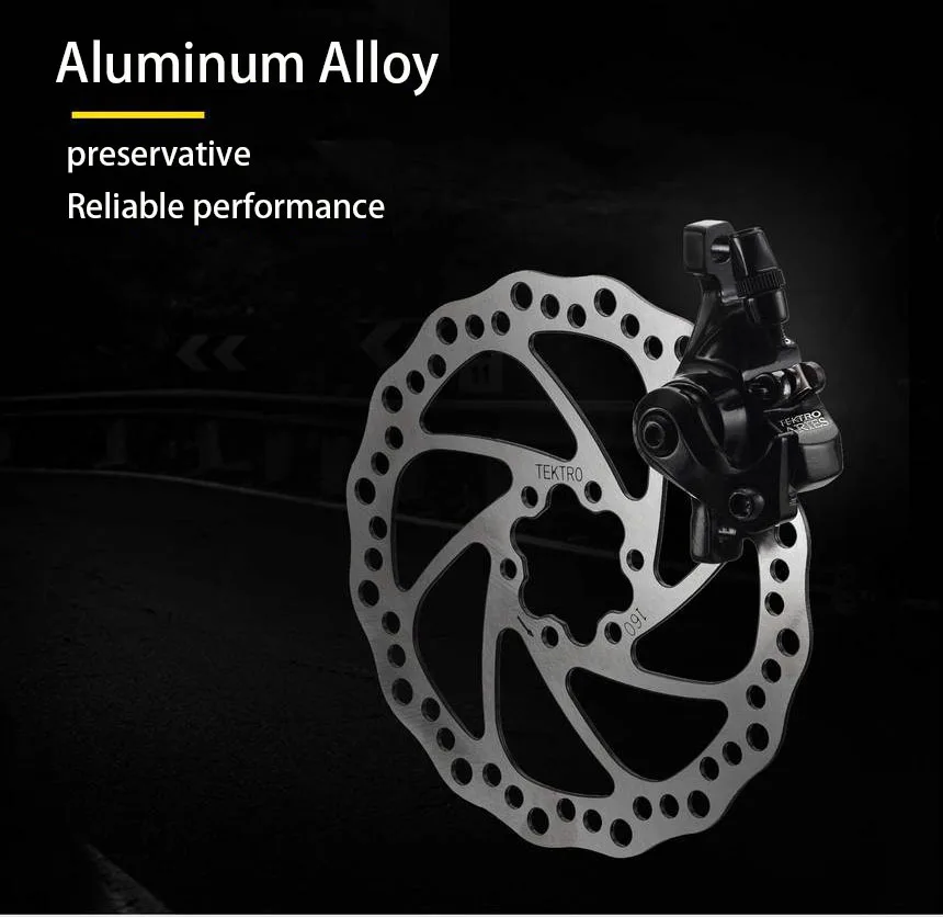 TEKTRO MD-M300 Bicycle Disc Brake Mountain Bike Mechanical Brake Clamp Wire Control Cable pull Disc Aluminum Alloy Accessories