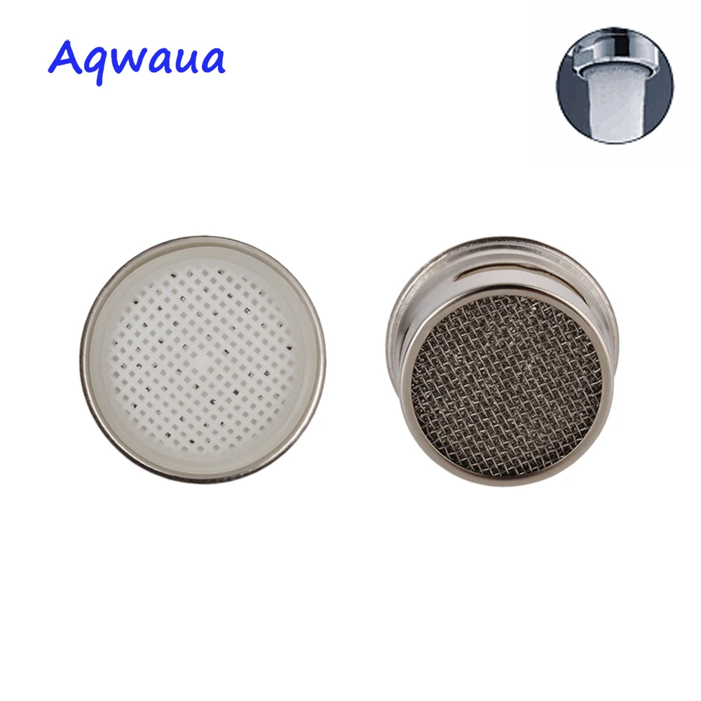 Aqwaua Faucet Aerator Spout Filter Bubbler Crane Aerator Accessories Core Part  M24 F22 SUS304 Eco-Friendly