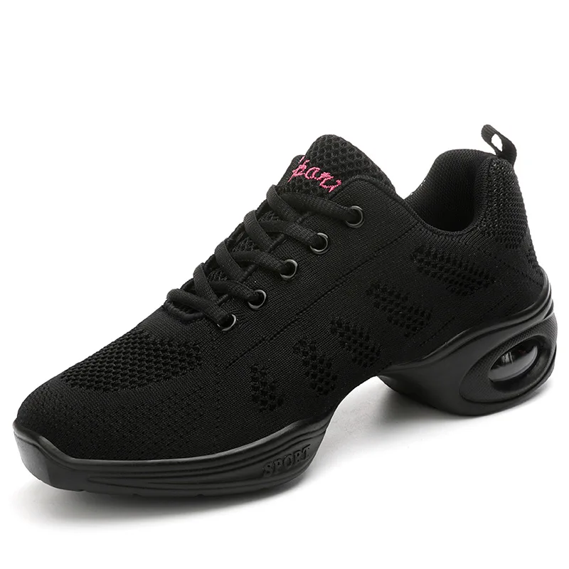 Tanz Schuhe Frau Damen Moderne Weiche Laufsohle Jazz Turnschuhe Mesh Atmungs Leichte Weibliche Tanzen Fitness Schuhe Sport