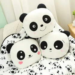 New Panda Plush Toys Sleepping Panda Blanket Soft Stuffed Animal Doll Lovely Pillow Birthday Gift