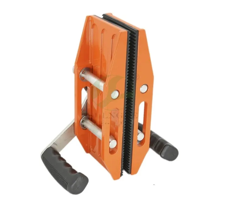 Double Handed stone slab clamp pair granite scissor Ceramic plate handling  lifting tool