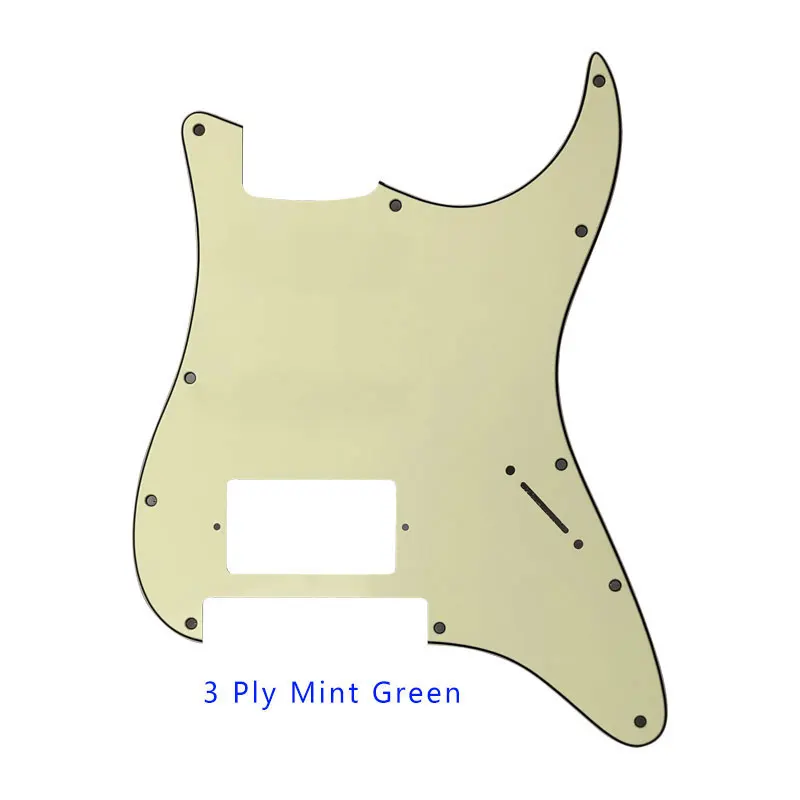 Custom Pleroo Guitar Pickguard-For US 11 Screw Holes  With Floyd Rose Tremolo Bridge PAF Humbucker H Pickguard No Control Knob