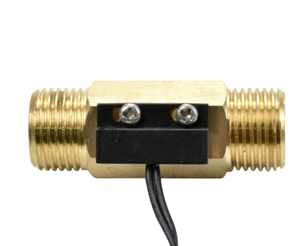 USM-FS21TA Flow Sensor Switch Reed Switch Brass Magnetic Sensor Switch 1.5-12L/min 250V DC 70W 2 wire Saier Sensor iSentrol