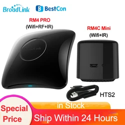 Broadlink RM4 PRO Wifi RF IR Smart telecomando universale BestCon RM4C Mini IR telecomando universale sensore HTS2 Alexa