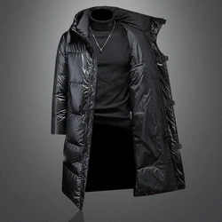 2025new arrival winter 90% white duck down jackets men,mens warm thicked Long parkas coat, 09
