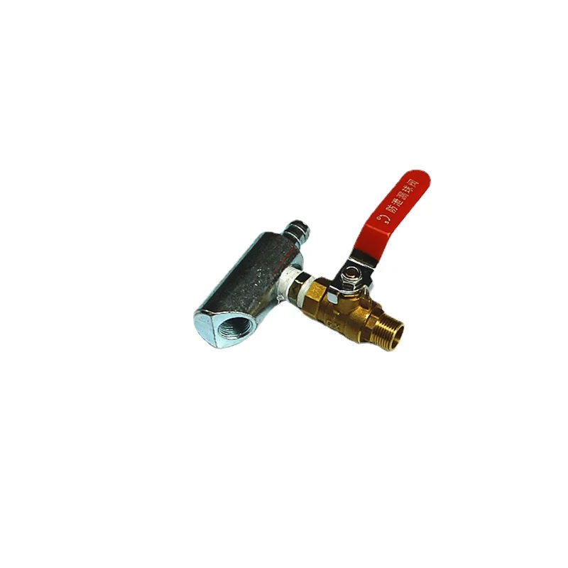 Imagem -03 - Peça de Três Vias com Válvula de Ajuste para Gabinete Móvel de Jateamento de Galões Blaster