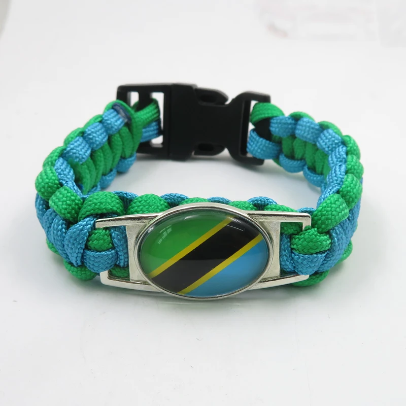 Love Tanzania Bracelet Fashion Tanzania Flag Wrap Bracelets For Women And Men Jewelry Anniversary