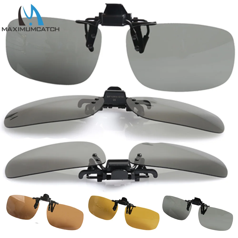 

Maximumcatch Super Light Polarized Clip on Sunglasses UV 400 Protection Glare Blocking