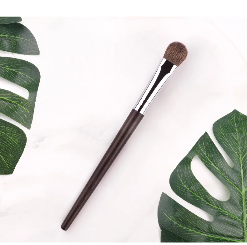 1pc High quality Pro Animal hair Big size Eyeshadow Makeup brushes Eye Highlight Make up brushes Ebony handle cosmetic tools