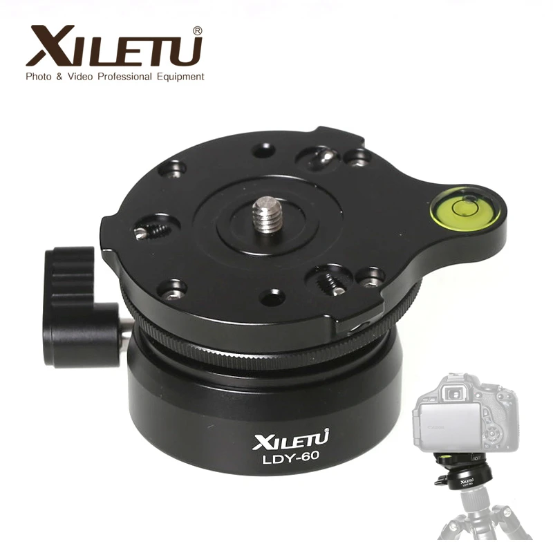 XILETU LDY-60 Tripod Head Panoramic platform horizontal adjustment platform professional hemisphere aerial photography