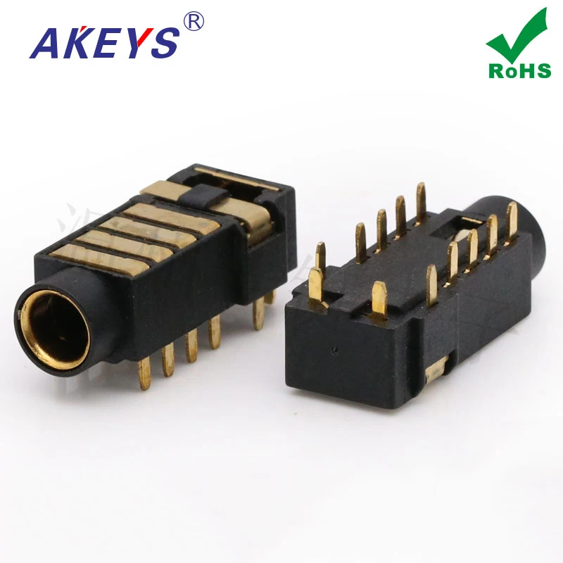 Toma de corriente para auriculares, 3 piezas, chapado en oro, 4,5mm, pin, 5 secciones, audio, Sony player 4,4 balance