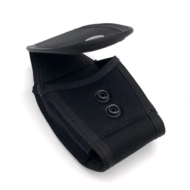 Tactical Molle Handcuff Pouch Police Shackles Holster Case Belt Handcuffs Tool Key Phone Holder Bag Hunting Accessories