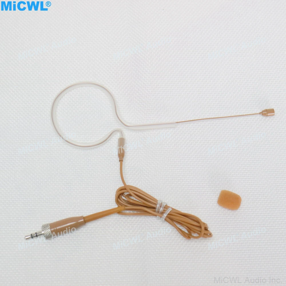 Braunes sl earset headmic headset mikrofon für senn heiser g3 g4 g5 drahtloses system bühne dj karaoke sing aufnahme mikrofon