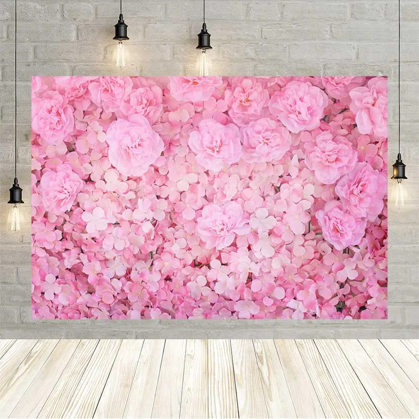 Avezano Wedding Backdrop For Photo Studio Photozone Pink Flowers Rose Floral Baby Shower Portrait Photography Backgroud Props