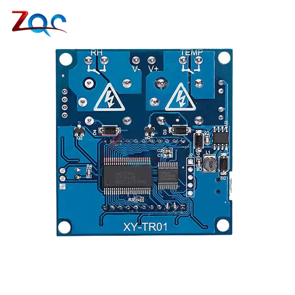 湿度計と温度計,12v dc,湿度計,lcdディスプレイ,リレーモジュール,sht20,XY-TR01