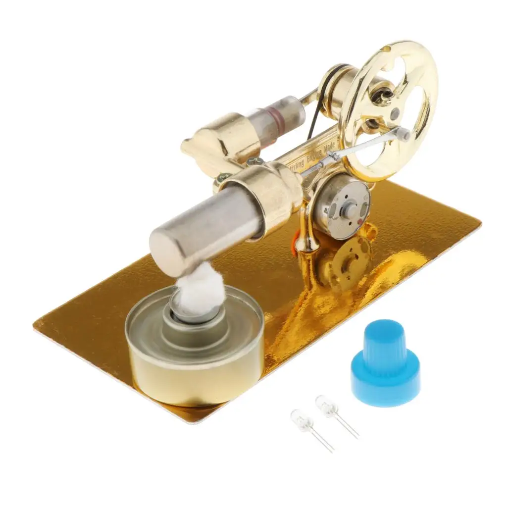 Sterling Engine Model Electric Generator Physical Educational Toy Collection Metal Stirling Engine Model Science Educational Toy