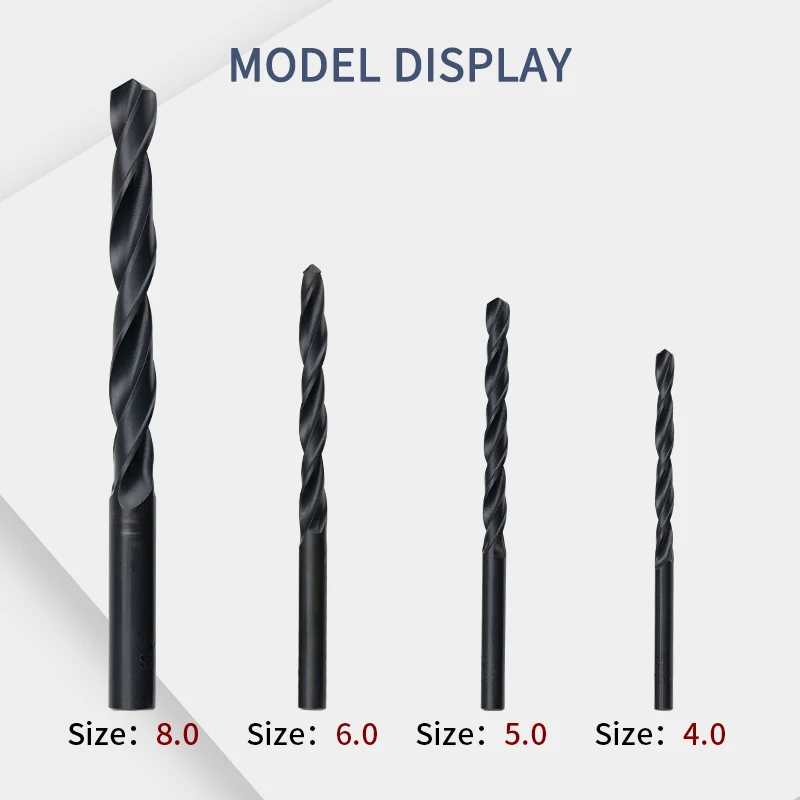 Taladros de metal de 1mm-17,5mm, taladros de giro se pueden usar para procesamiento de metal, taladros manuales con alta dureza, 5 uds./10 Uds.