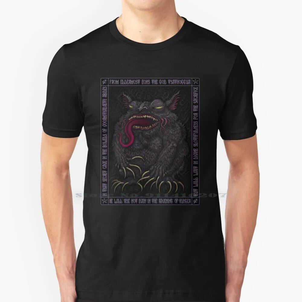 Tsathoggua Icon-2020 100% Cotton T Shirt Clark Ashton Smith Tsathoggua Call Of Cthulhu Necronomicon Hp Miskatonic Great Old One