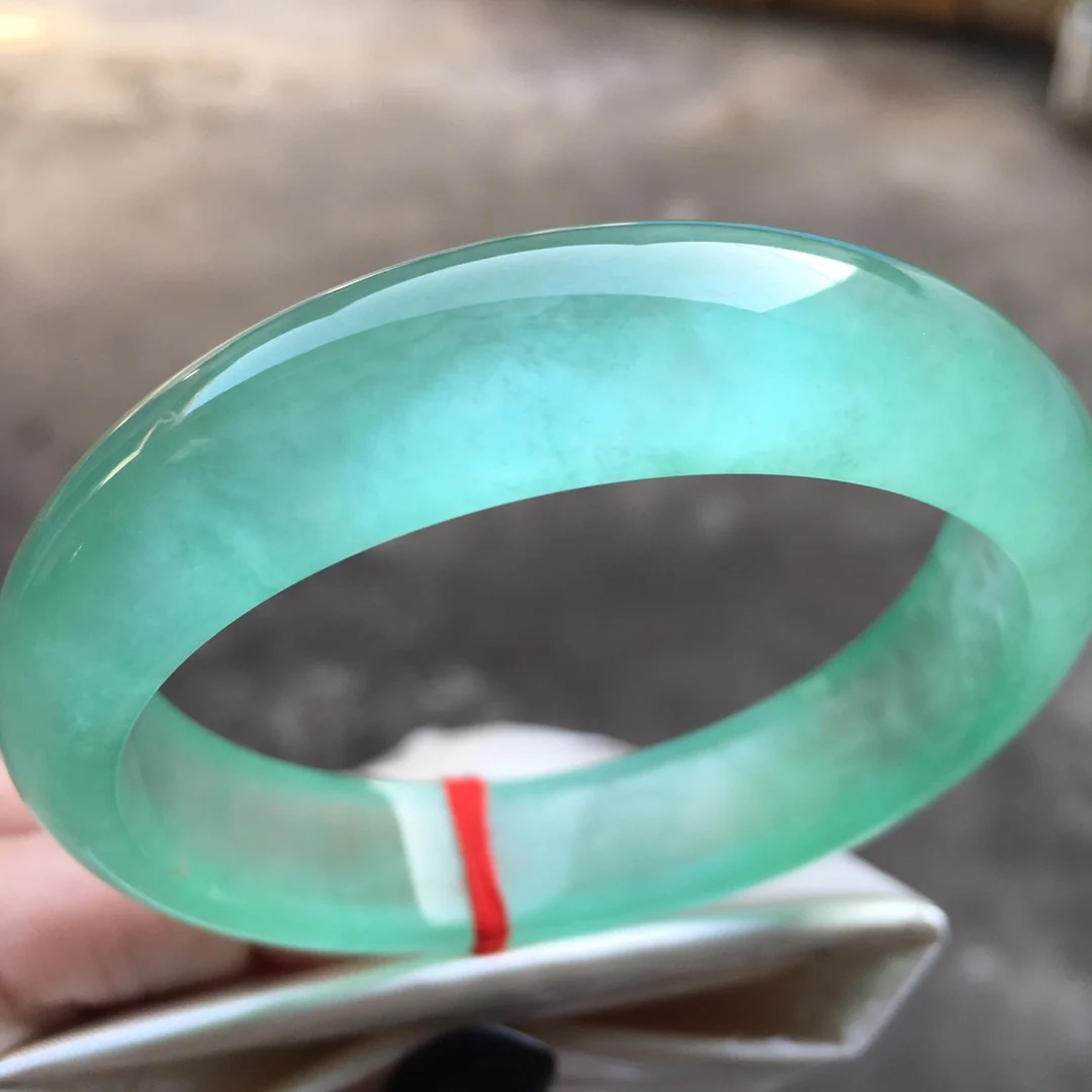 Koraba Certified (Grade A)100% Natural Jadeite JADE Bracelet Women Bangle