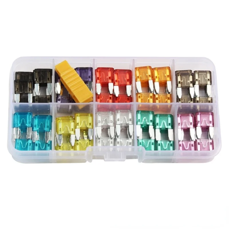 120pcs small car fuse combination Car insert box 2-35A car insurance