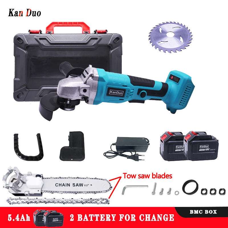 

Беспроводная угловая бесщеточная шлифовальная машина KANDUO M10, 21 в, шлифовальная машина с литий-ионным аккумулятором, режущая электрическая угловая шлифовальная машина