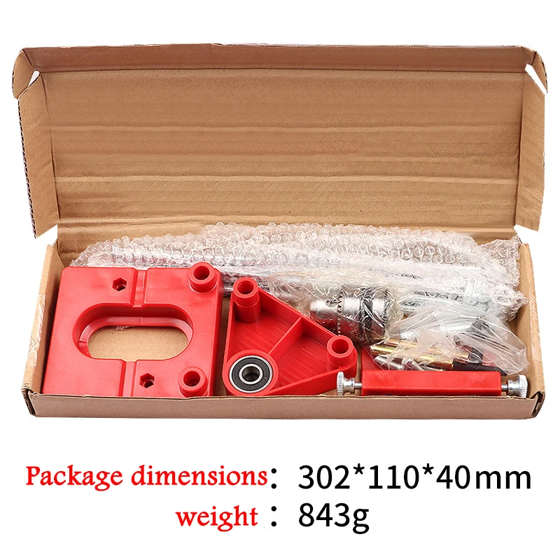 Woodworking Drill Location Drill Bit Guide Dowel Jig Labor Saving Alloy Steel Guid Locator Guide Tool For Home Machine Wood