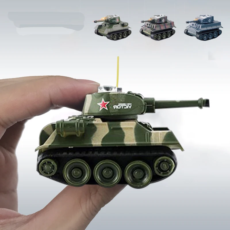 

RC Tank 4CH Mini Model Battle Military launch War Shooting Radio Controlled Electronic Simulation Toys Tank for Children Kids